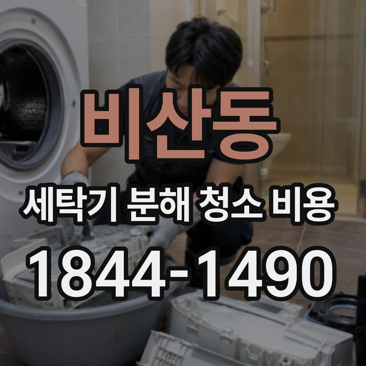 비산동 세탁기 분해 청소 비용