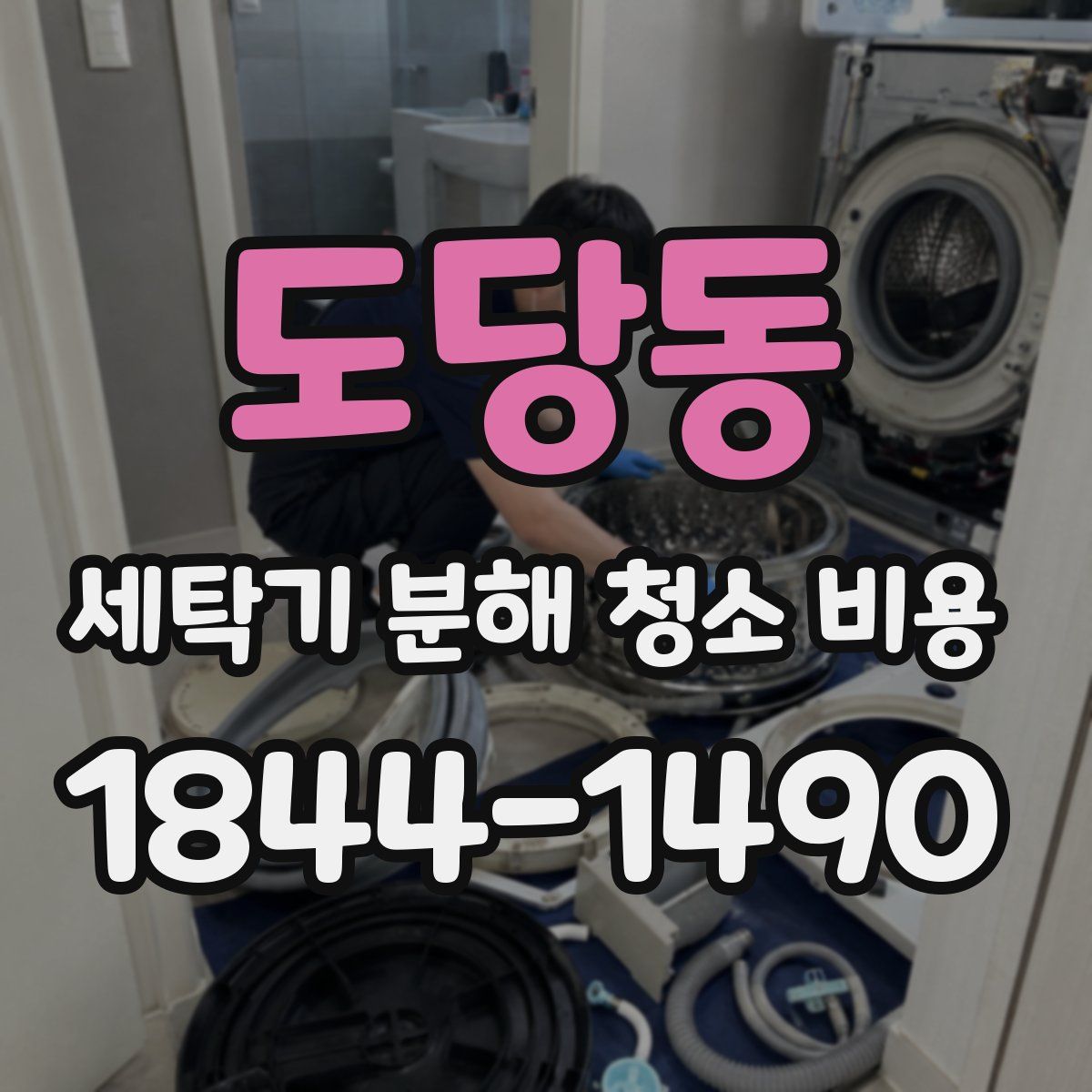 도당동 세탁기 분해 청소 비용