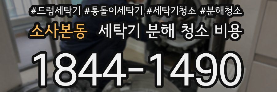 소사본동 세탁기 분해 청소 비용