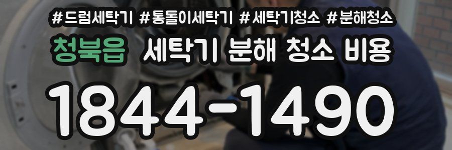청북읍 세탁기 분해 청소 비용