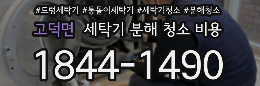 고덕면 세탁기 분해 청소 비용