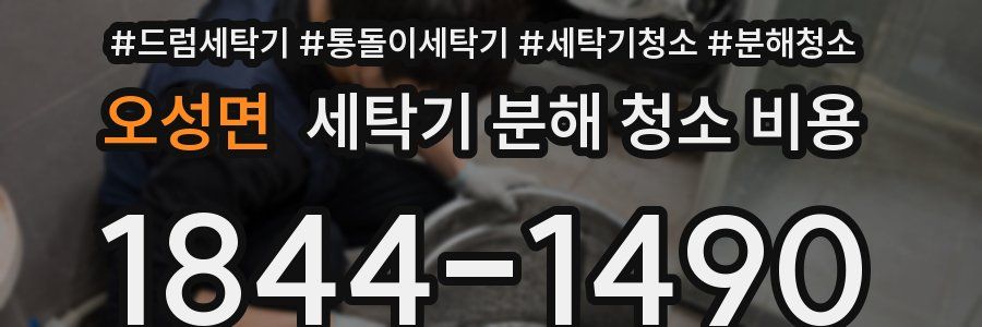 오성면 세탁기 분해 청소 비용