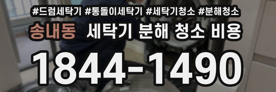 송내동 세탁기 분해 청소 비용