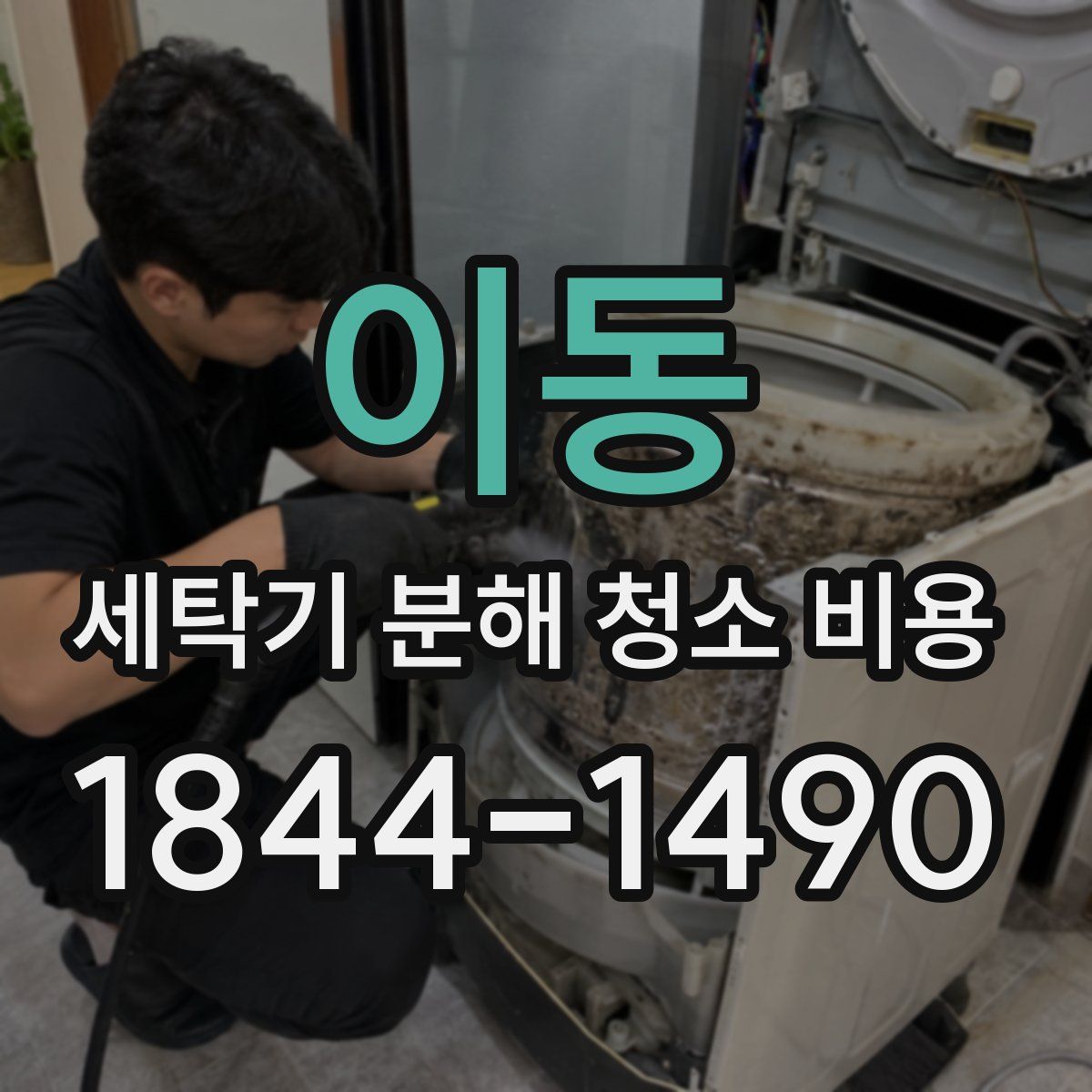 이동 세탁기 분해 청소 비용