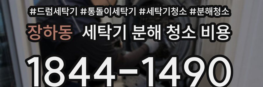 장하동 세탁기 분해 청소 비용