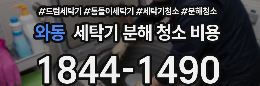 와동 세탁기 분해 청소 비용