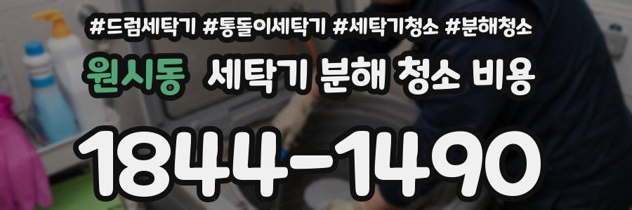 원시동 세탁기 분해 청소 비용