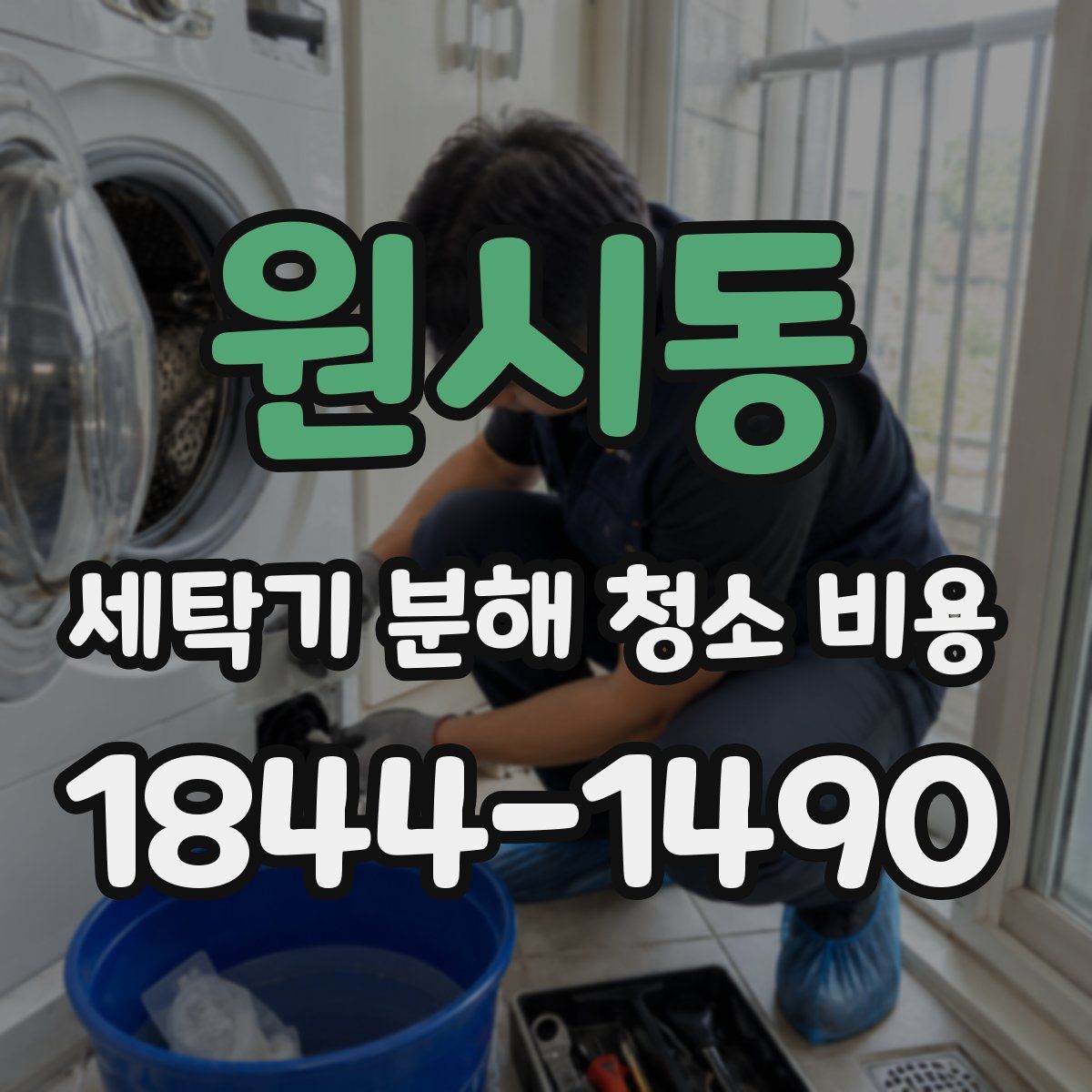 원시동 세탁기 분해 청소 비용