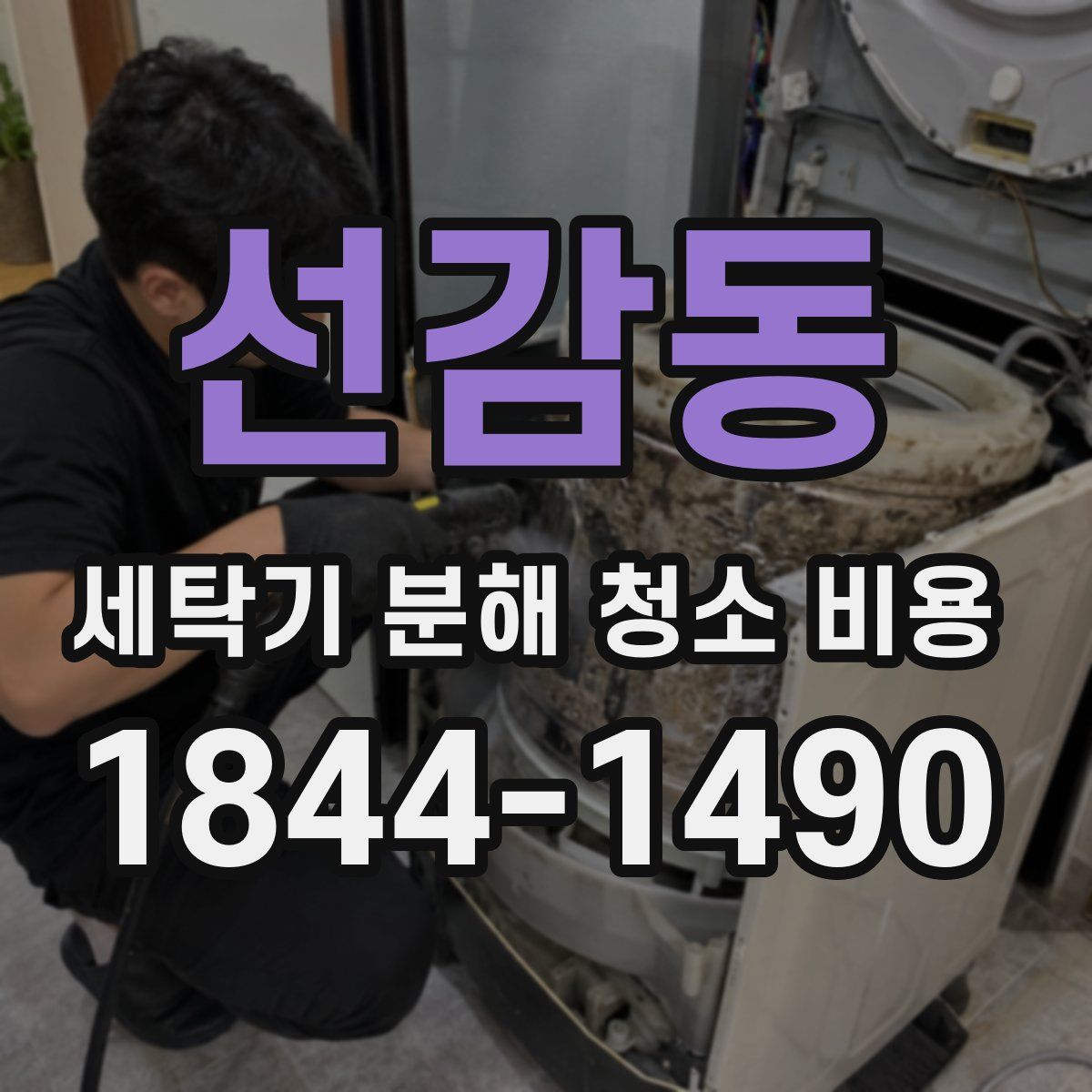 선감동 세탁기 분해 청소 비용