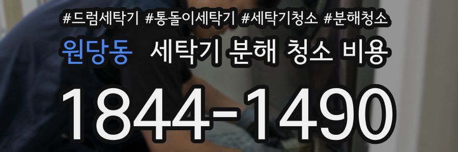 원당동 세탁기 분해 청소 비용