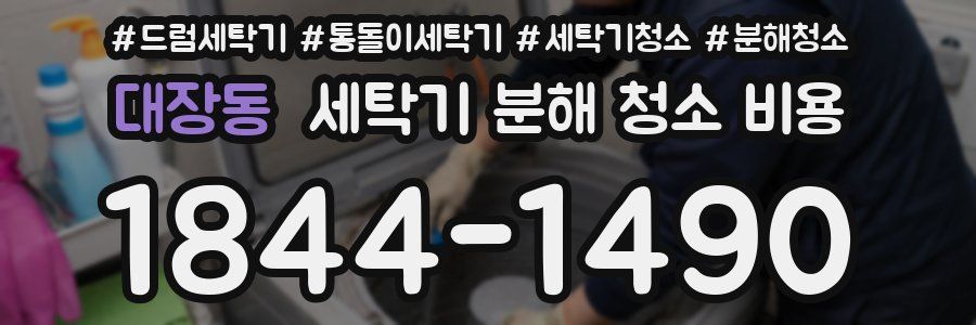 대장동 세탁기 분해 청소 비용