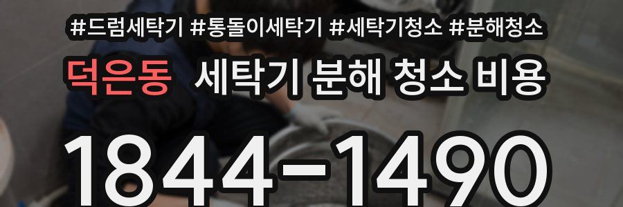 덕은동 세탁기 분해 청소 비용