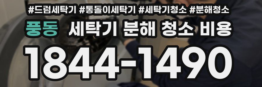 풍동 세탁기 분해 청소 비용