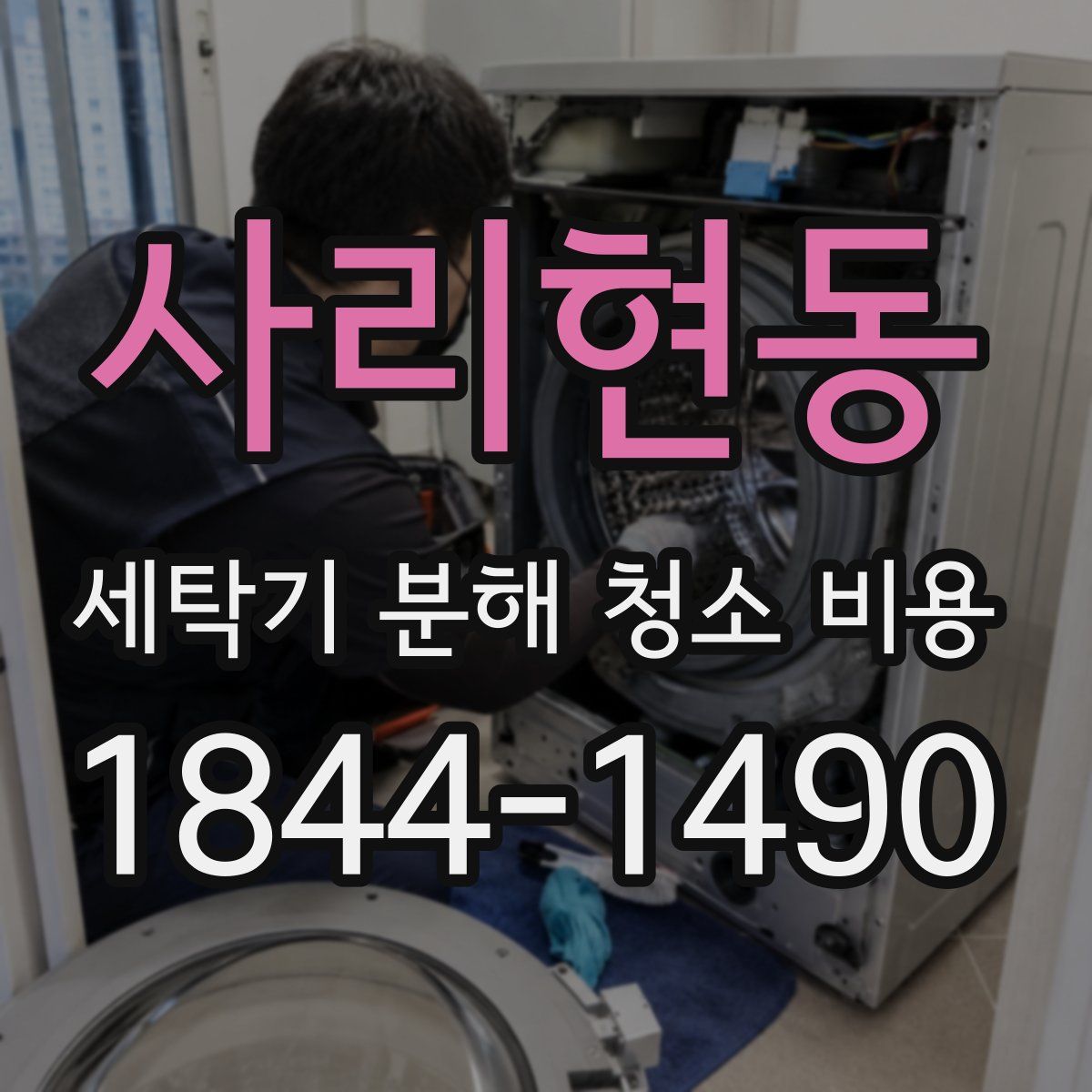 사리현동 세탁기 분해 청소 비용