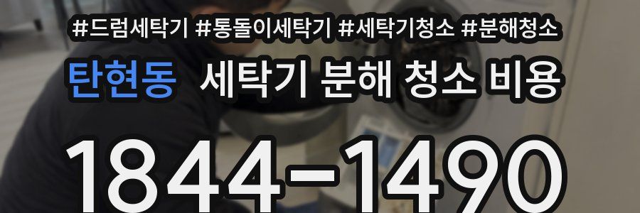 탄현동 세탁기 분해 청소 비용