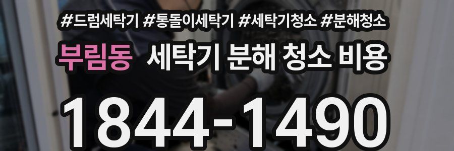 부림동 세탁기 분해 청소 비용