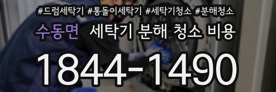 수동면 세탁기 분해 청소 비용