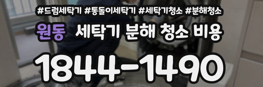 원동 세탁기 분해 청소 비용