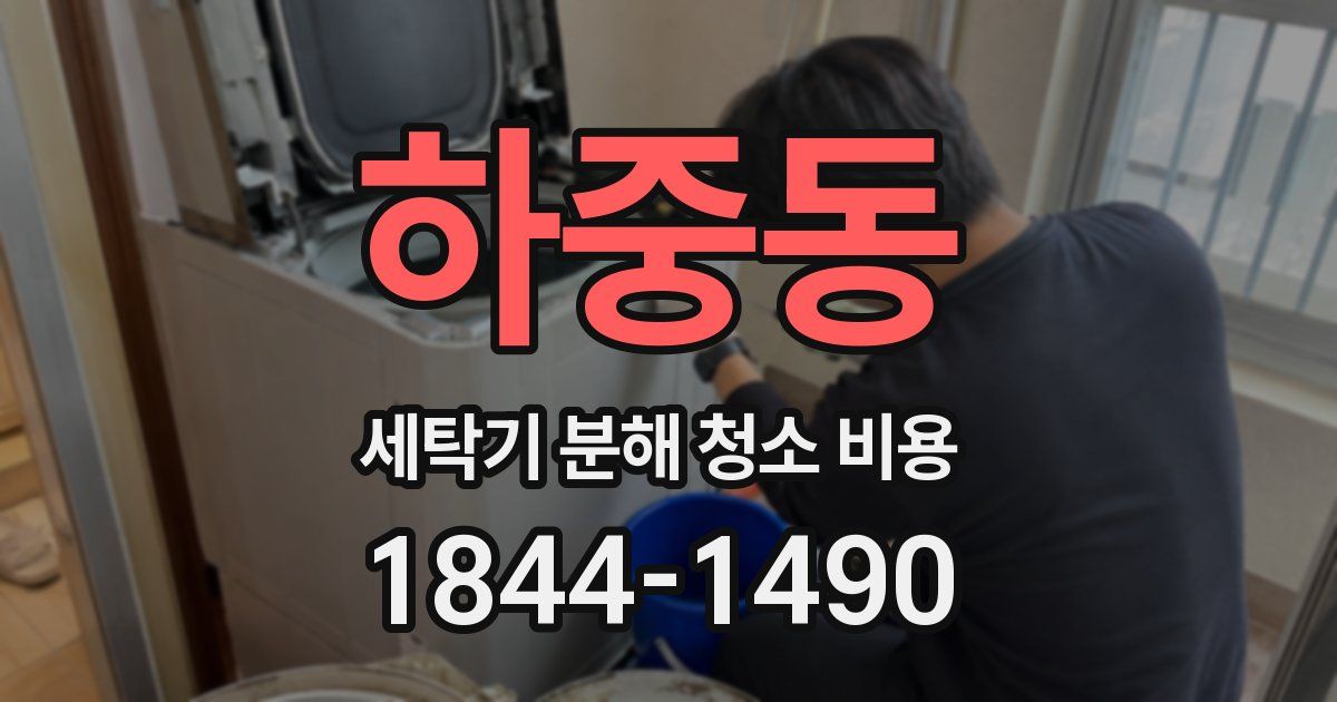 하중동 세탁기 분해 청소 비용