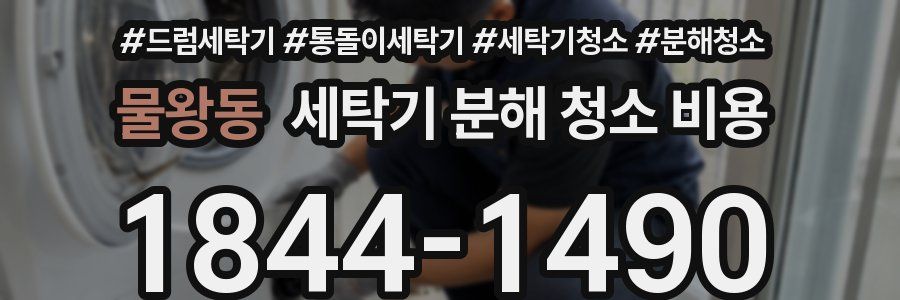 물왕동 세탁기 분해 청소 비용