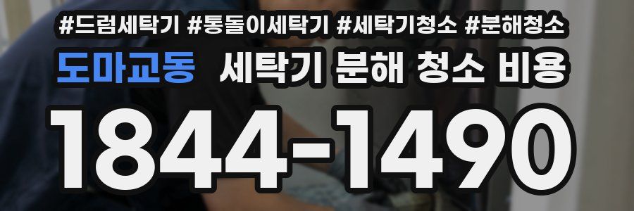 도마교동 세탁기 분해 청소 비용