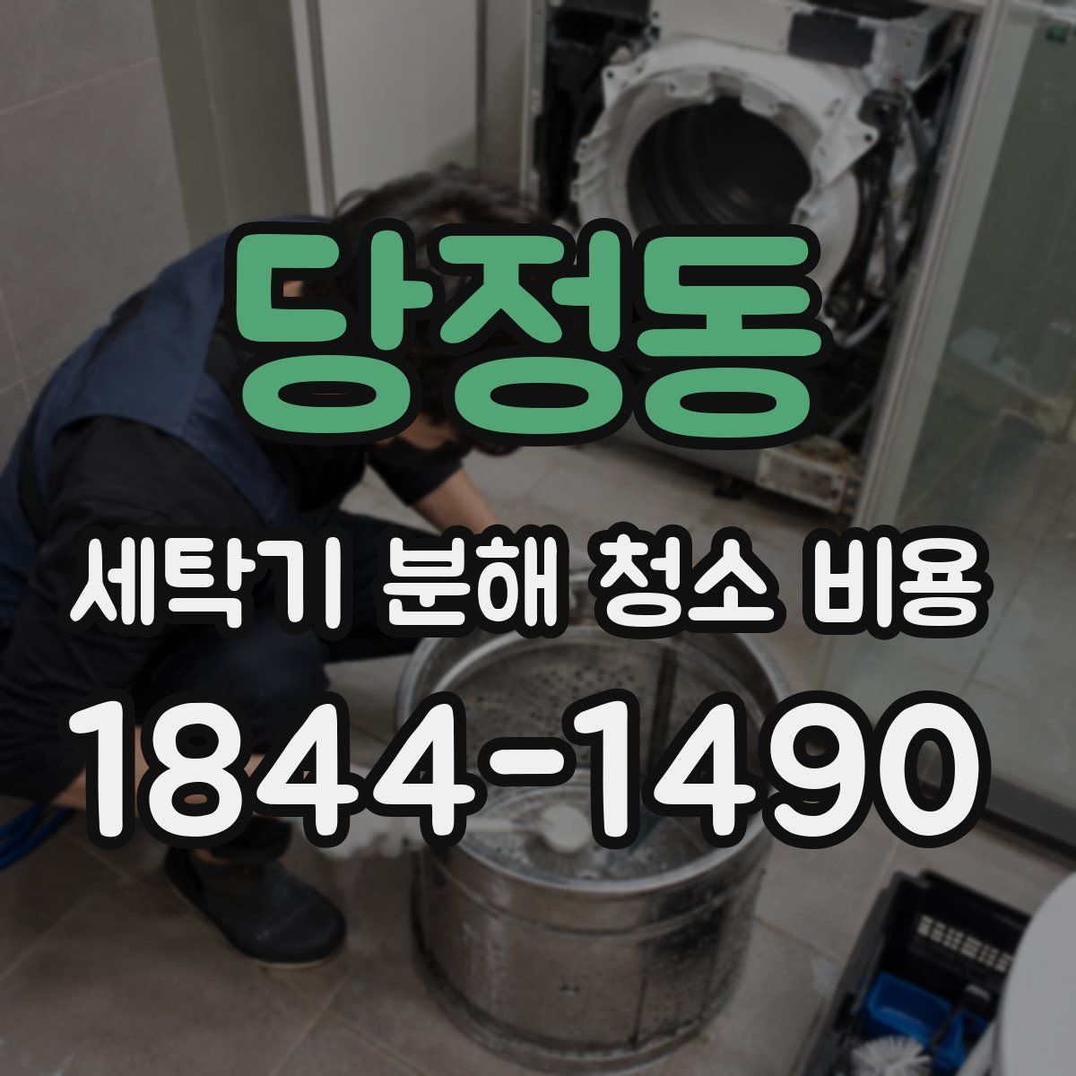 당정동 세탁기 분해 청소 비용