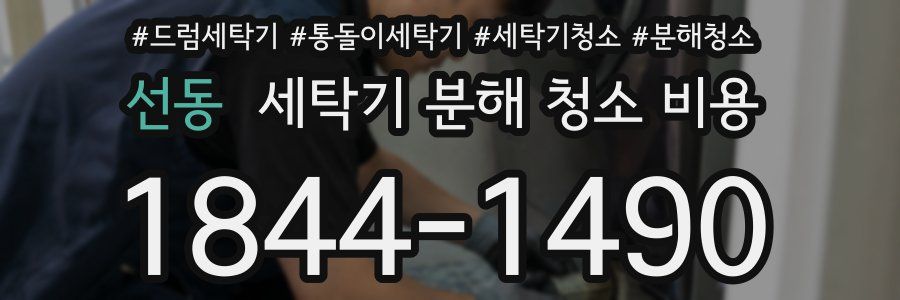 선동 세탁기 분해 청소 비용