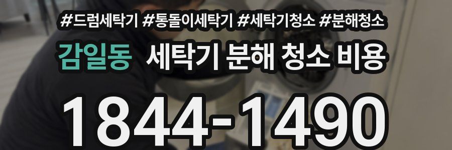 감일동 세탁기 분해 청소 비용