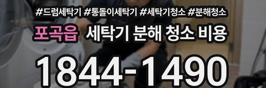 포곡읍 세탁기 분해 청소 비용