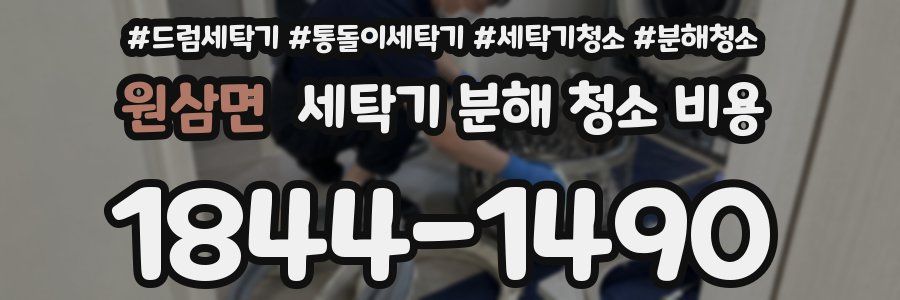 원삼면 세탁기 분해 청소 비용