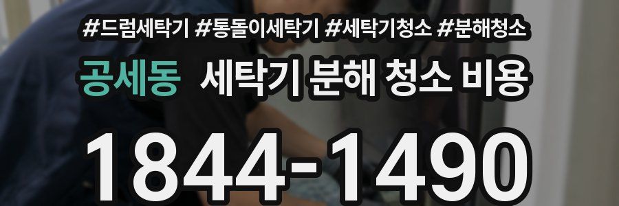 공세동 세탁기 분해 청소 비용