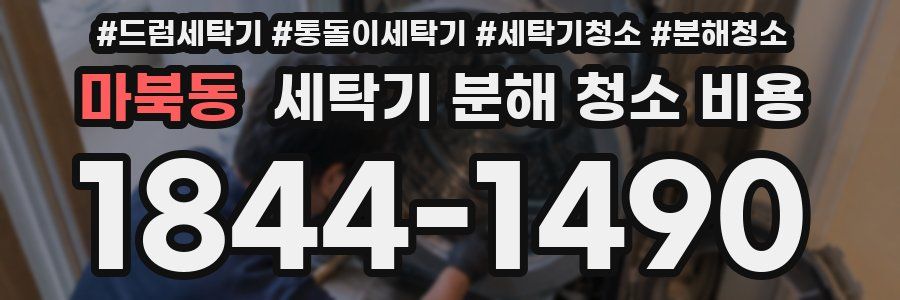 마북동 세탁기 분해 청소 비용