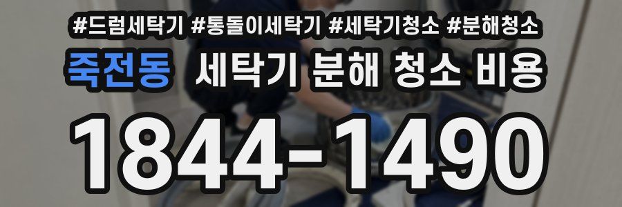 죽전동 세탁기 분해 청소 비용