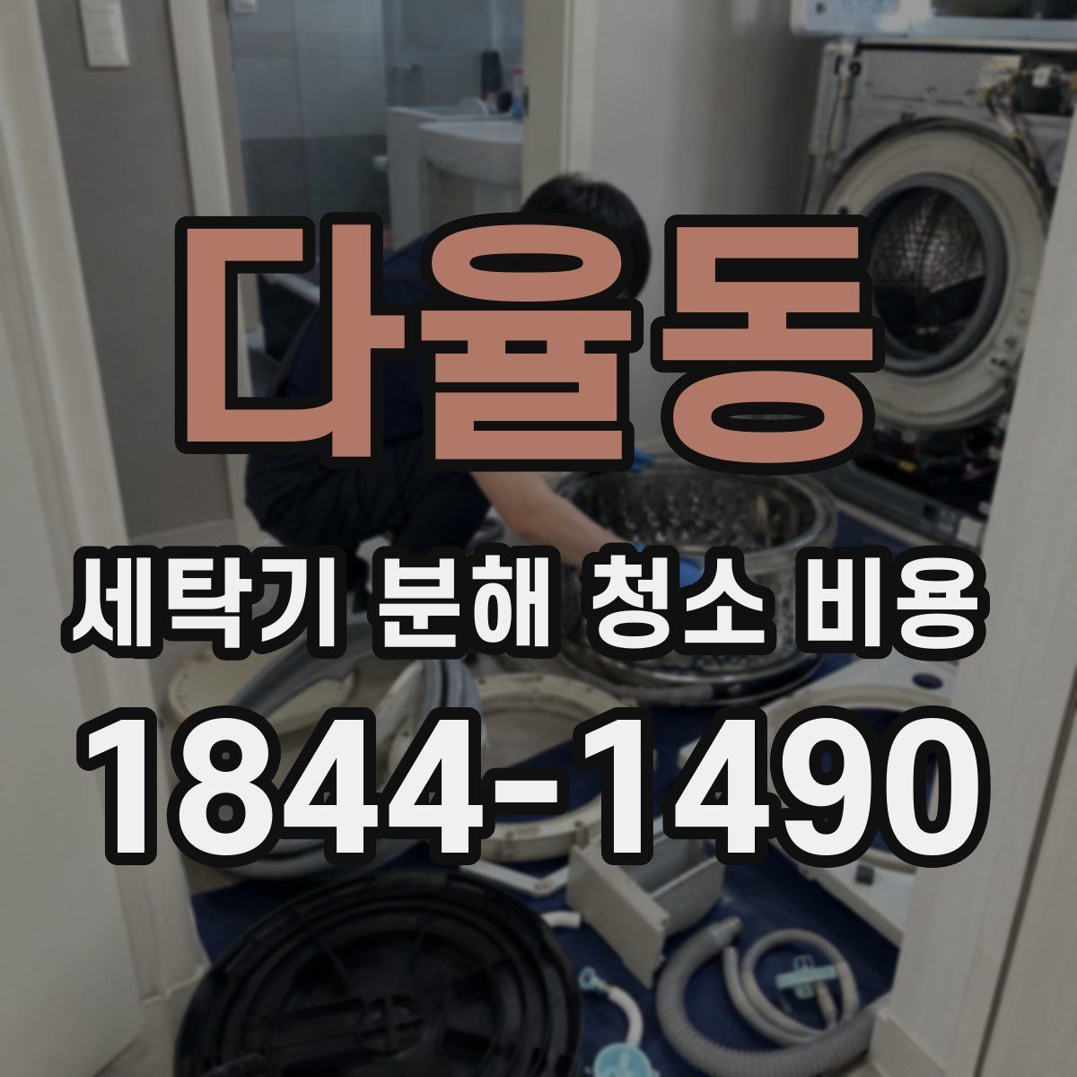 다율동 세탁기 분해 청소 비용
