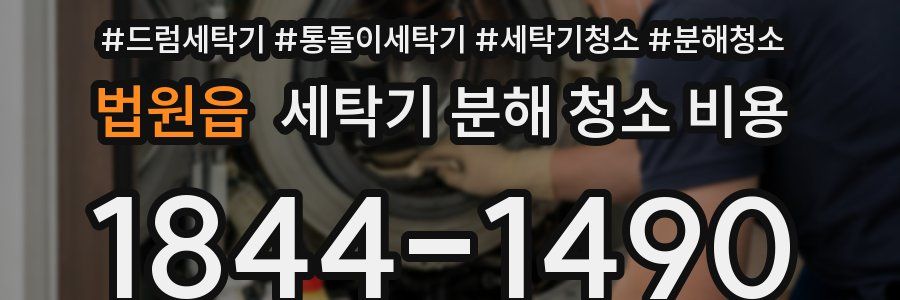 법원읍 세탁기 분해 청소 비용