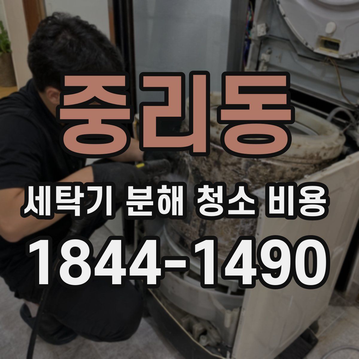 중리동 세탁기 분해 청소 비용