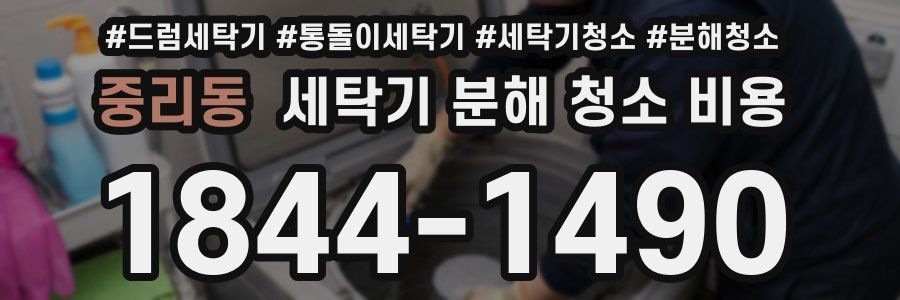 중리동 세탁기 분해 청소 비용
