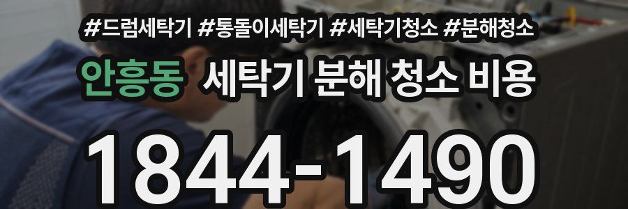 안흥동 세탁기 분해 청소 비용