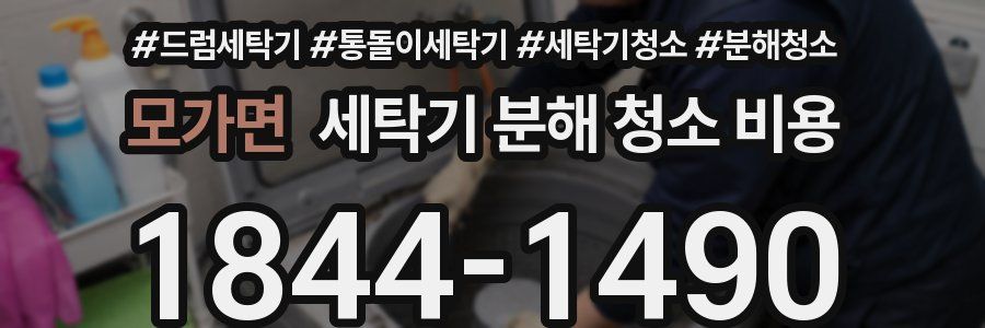 모가면 세탁기 분해 청소 비용
