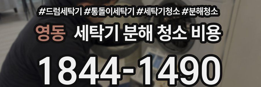 영동 세탁기 분해 청소 비용