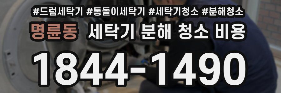 명륜동 세탁기 분해 청소 비용