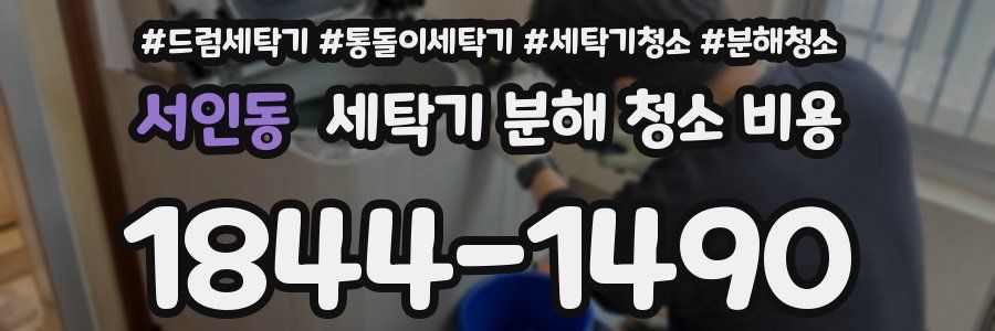 서인동 세탁기 분해 청소 비용