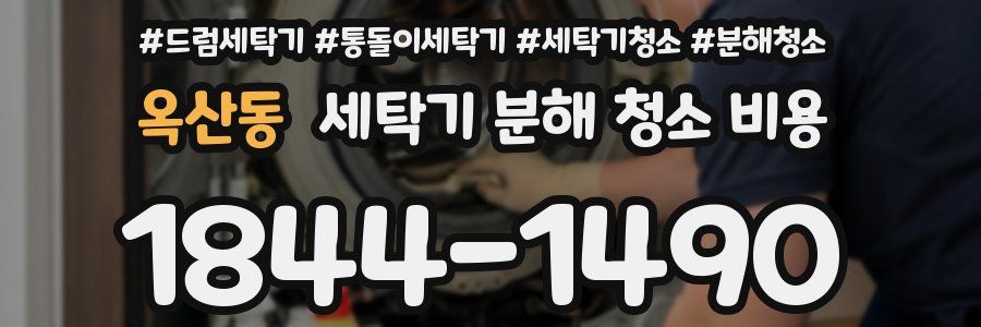 옥산동 세탁기 분해 청소 비용