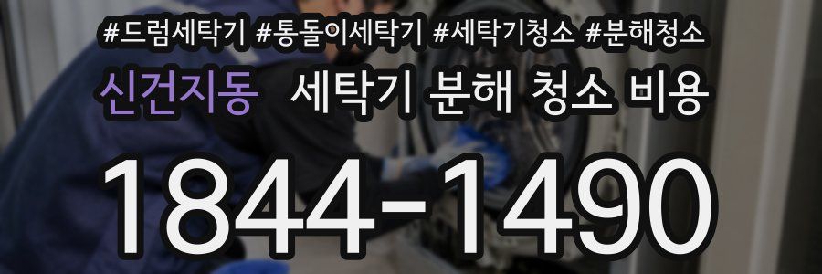 신건지동 세탁기 분해 청소 비용