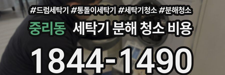 중리동 세탁기 분해 청소 비용