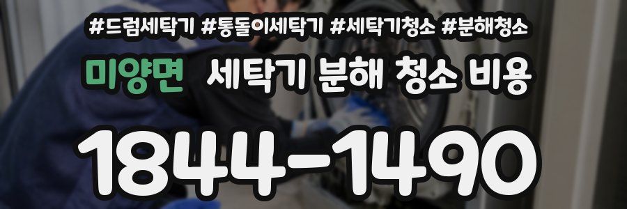 미양면 세탁기 분해 청소 비용