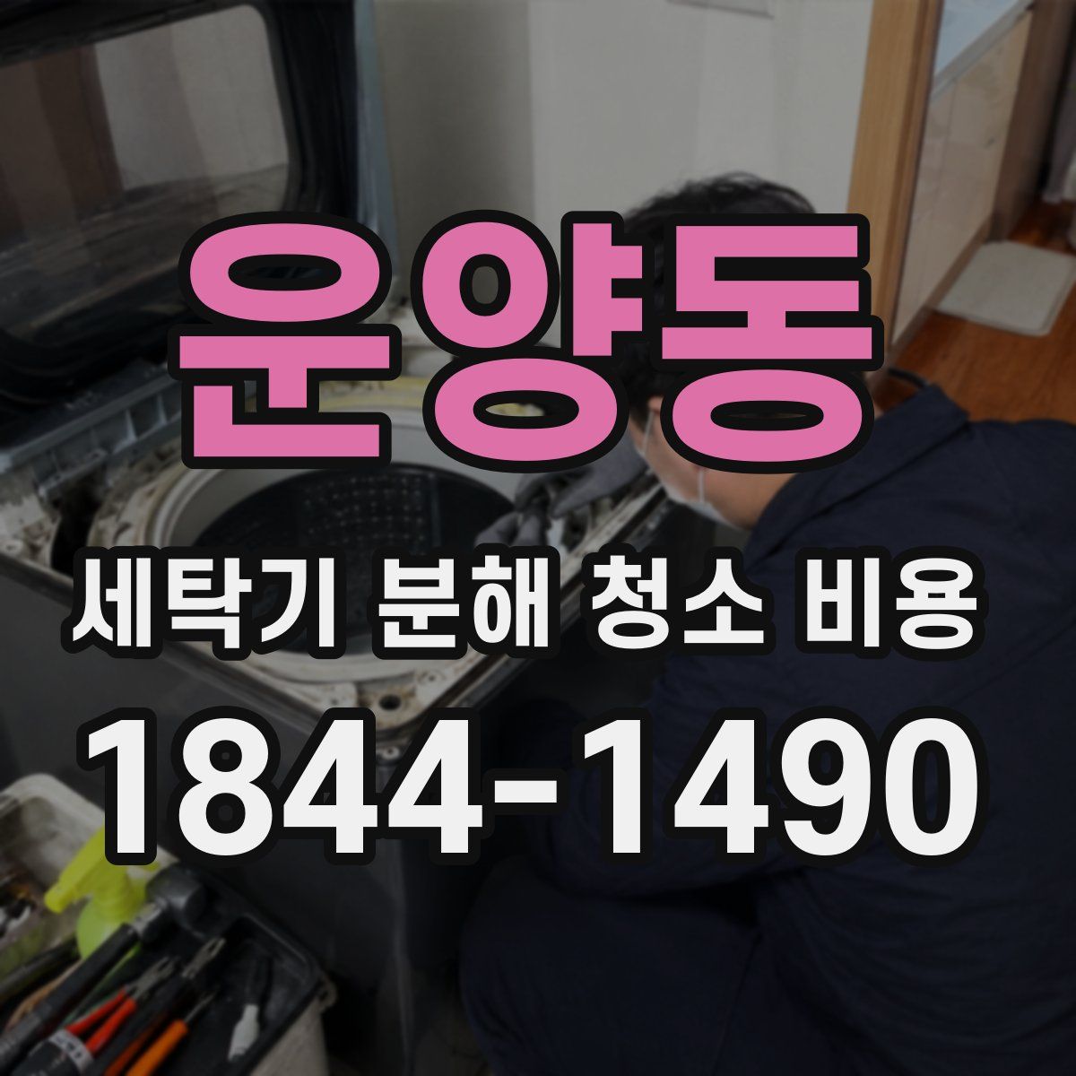 운양동 세탁기 분해 청소 비용