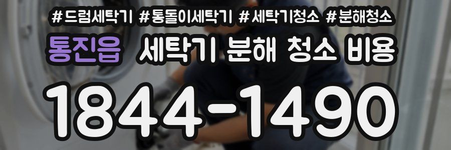 통진읍 세탁기 분해 청소 비용