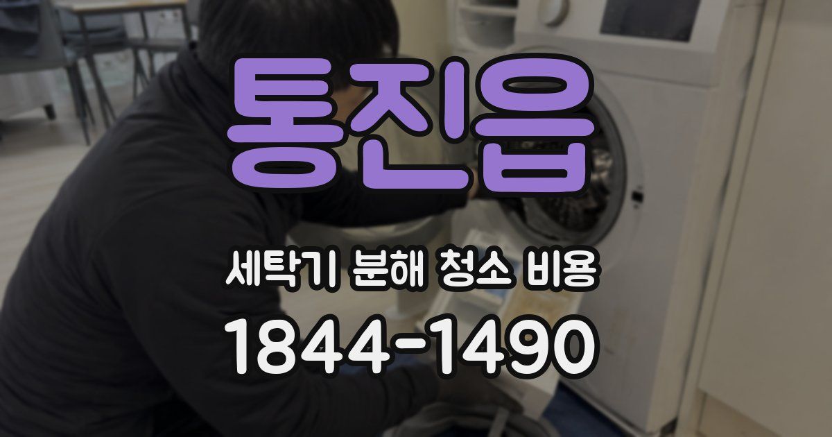 통진읍 세탁기 분해 청소 비용