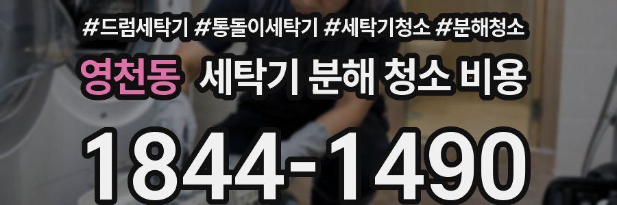 영천동 세탁기 분해 청소 비용
